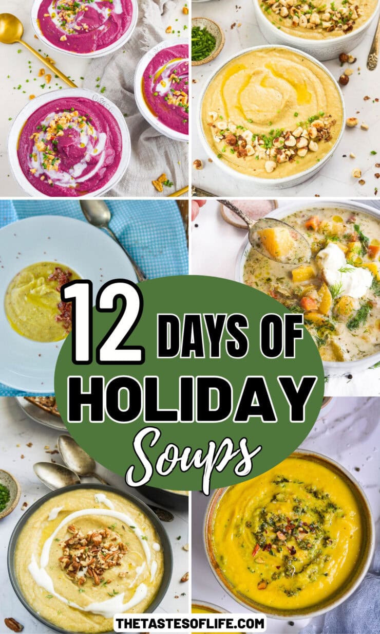 Roundup Image for 12 Days of Holiday Soups 