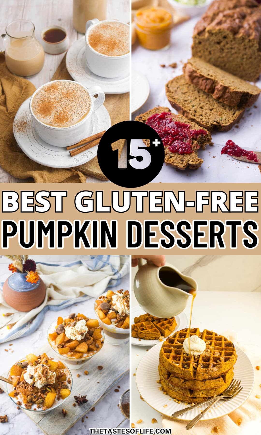 Roundup Image for Best Gluten-Free Pumpkin Desserts 