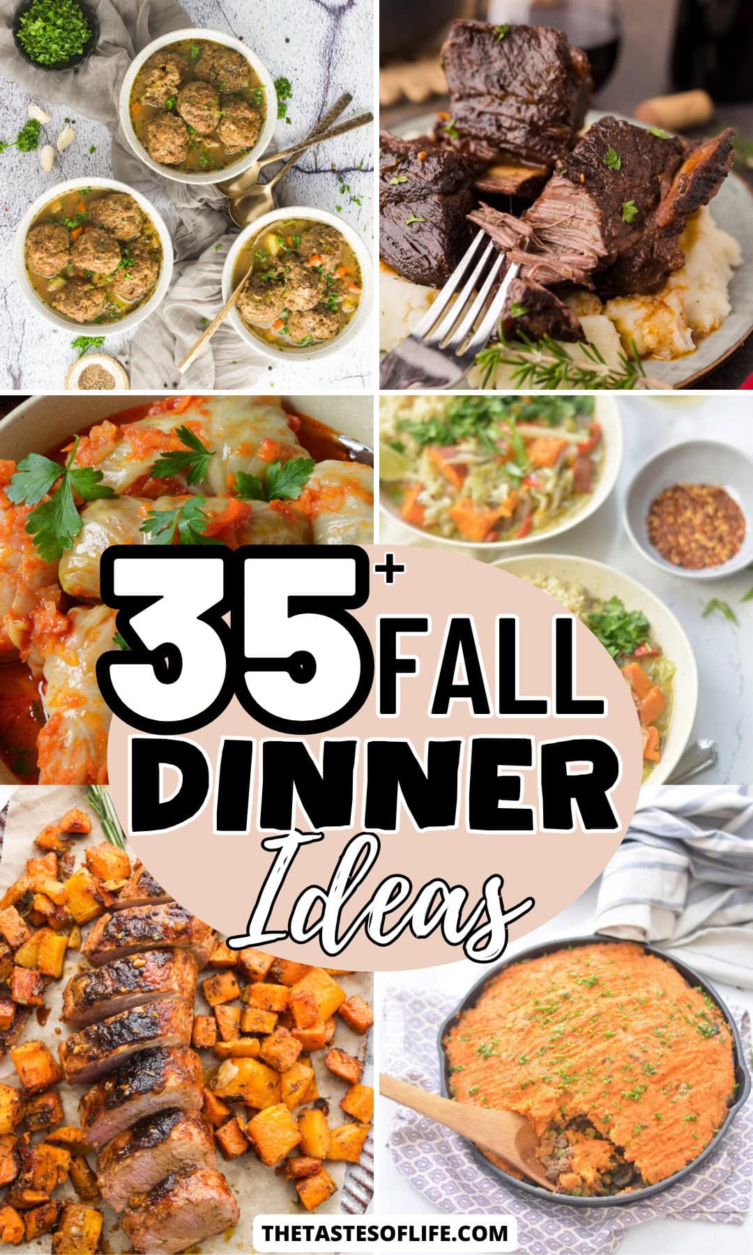 Roundup Image for Easy Fall Dinner Ideas