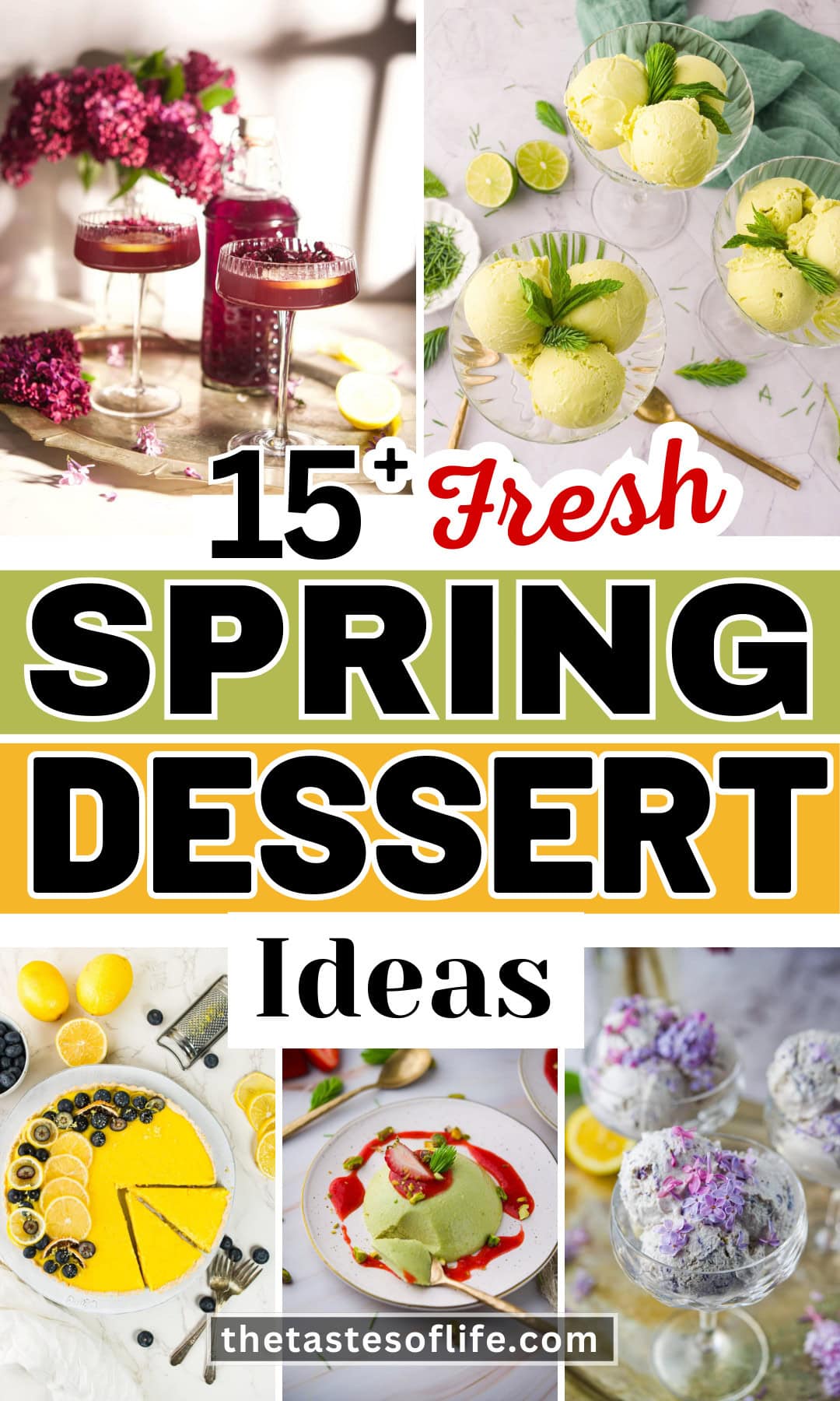 Roundup Image for Fresh Spring Dessert Ideas
