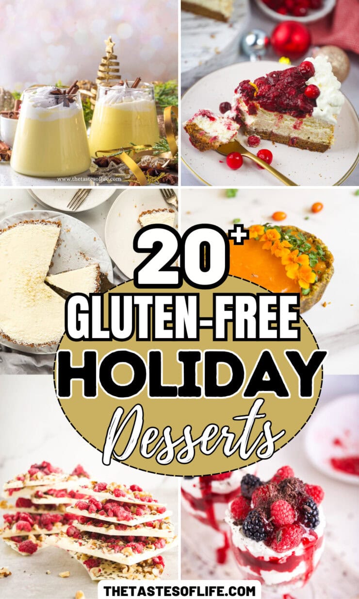 Roundup Image for Gluten-Free Holiday Desserts