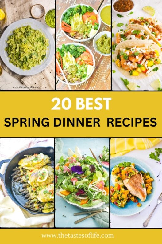 20 Spring Dinner Ideas | The Tastes of Life Holistic Cooking and Living
