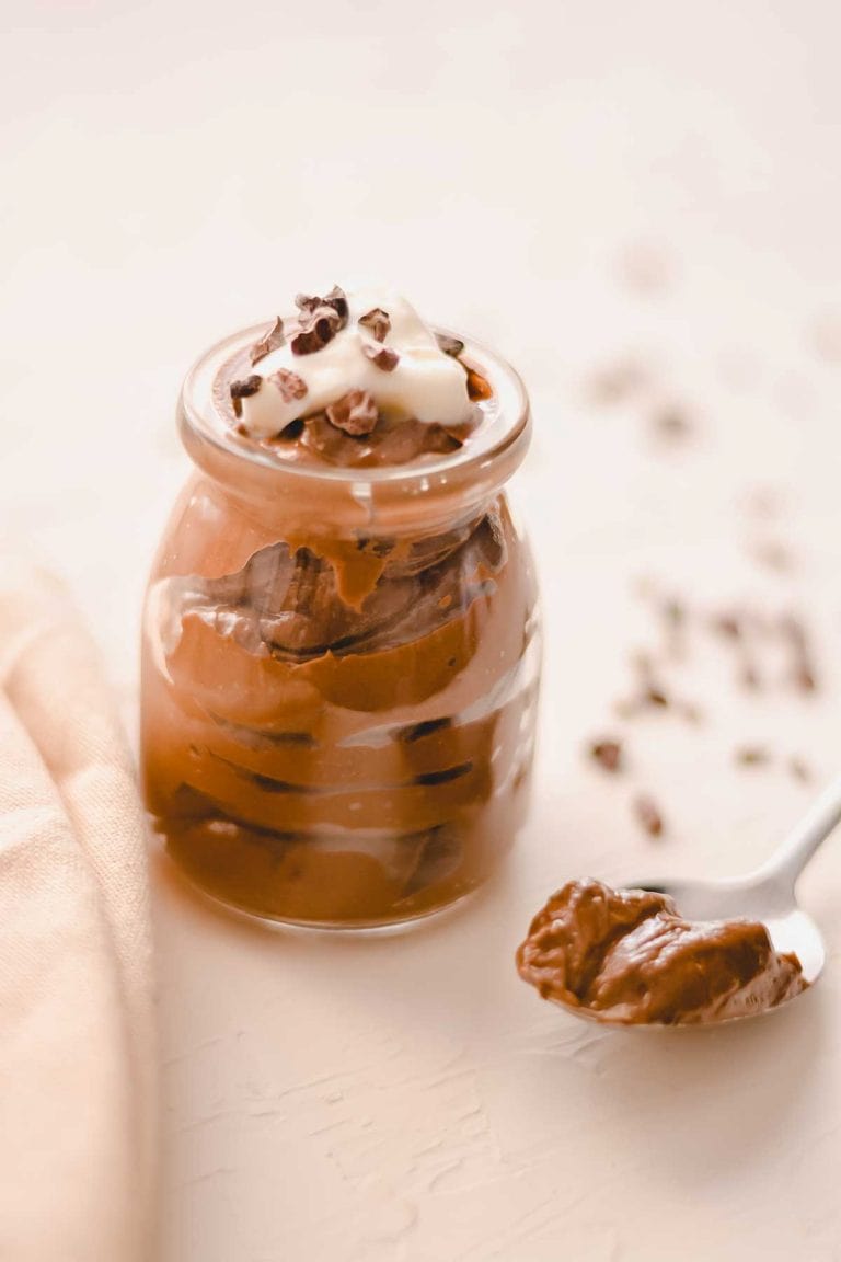 Healthy Chocolate Avocado Pudding
