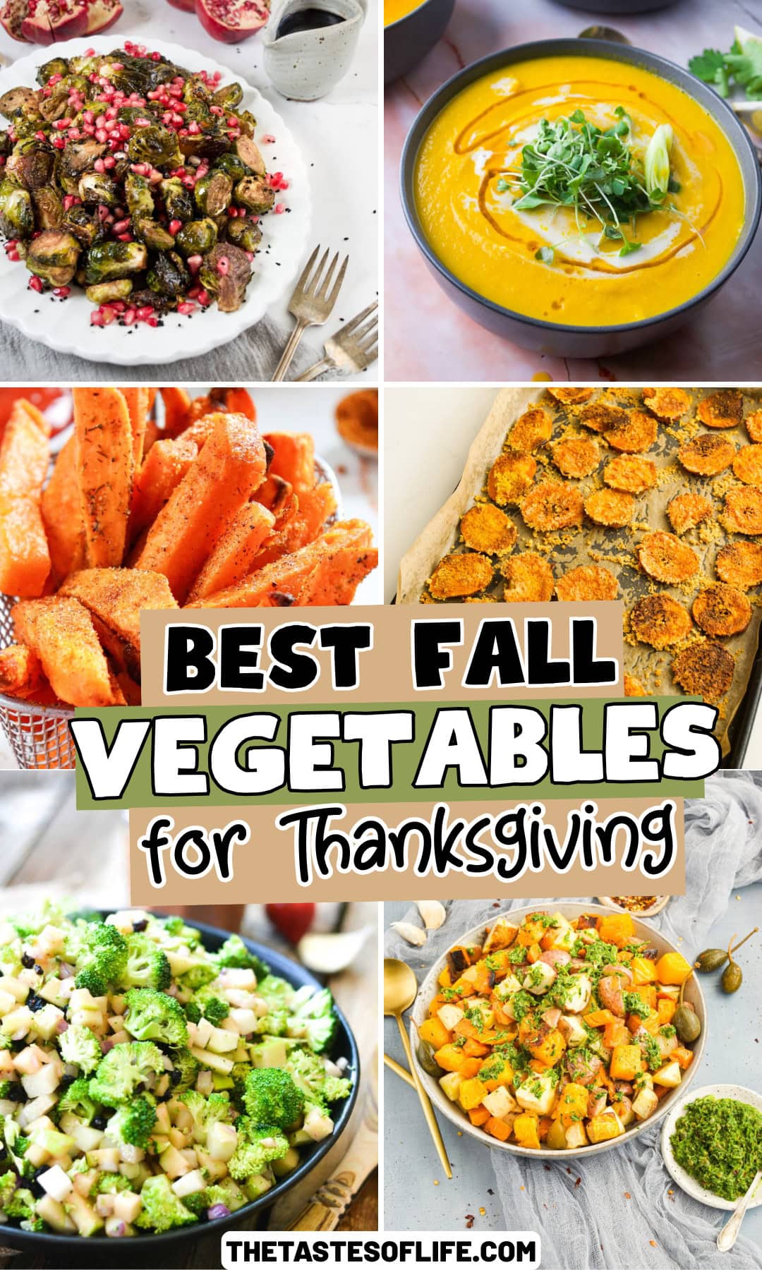 Roundup Image for Best Fall Vegetables for Thanksgiving 