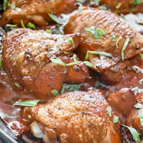 French Chicken Chasseur (Hunter's Chicken Stew) Recipe
