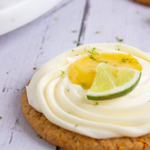 Gluten-Free Crumbl Key Lime Pie Cookies