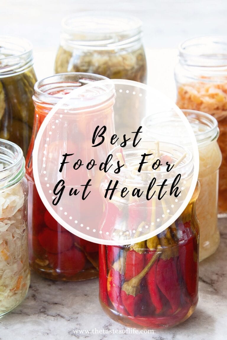Fermented food in jars with a blog title