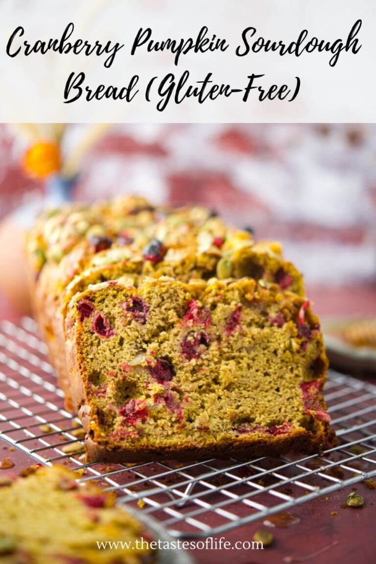 Cranberry Pumpkin Sourdough Bread (Gluten-Free)