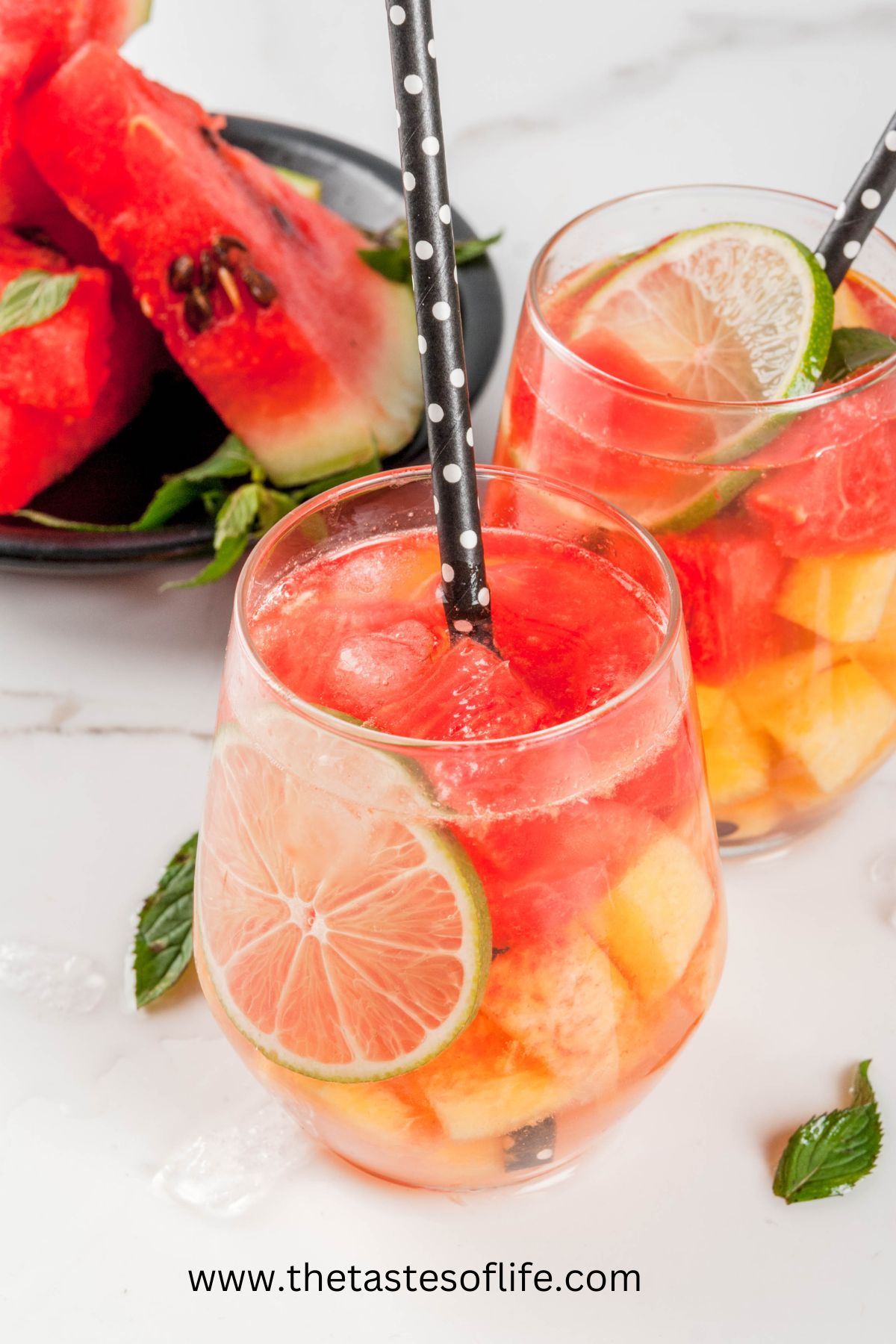 Refreshing Watermelon Sangria Mocktail Recipe