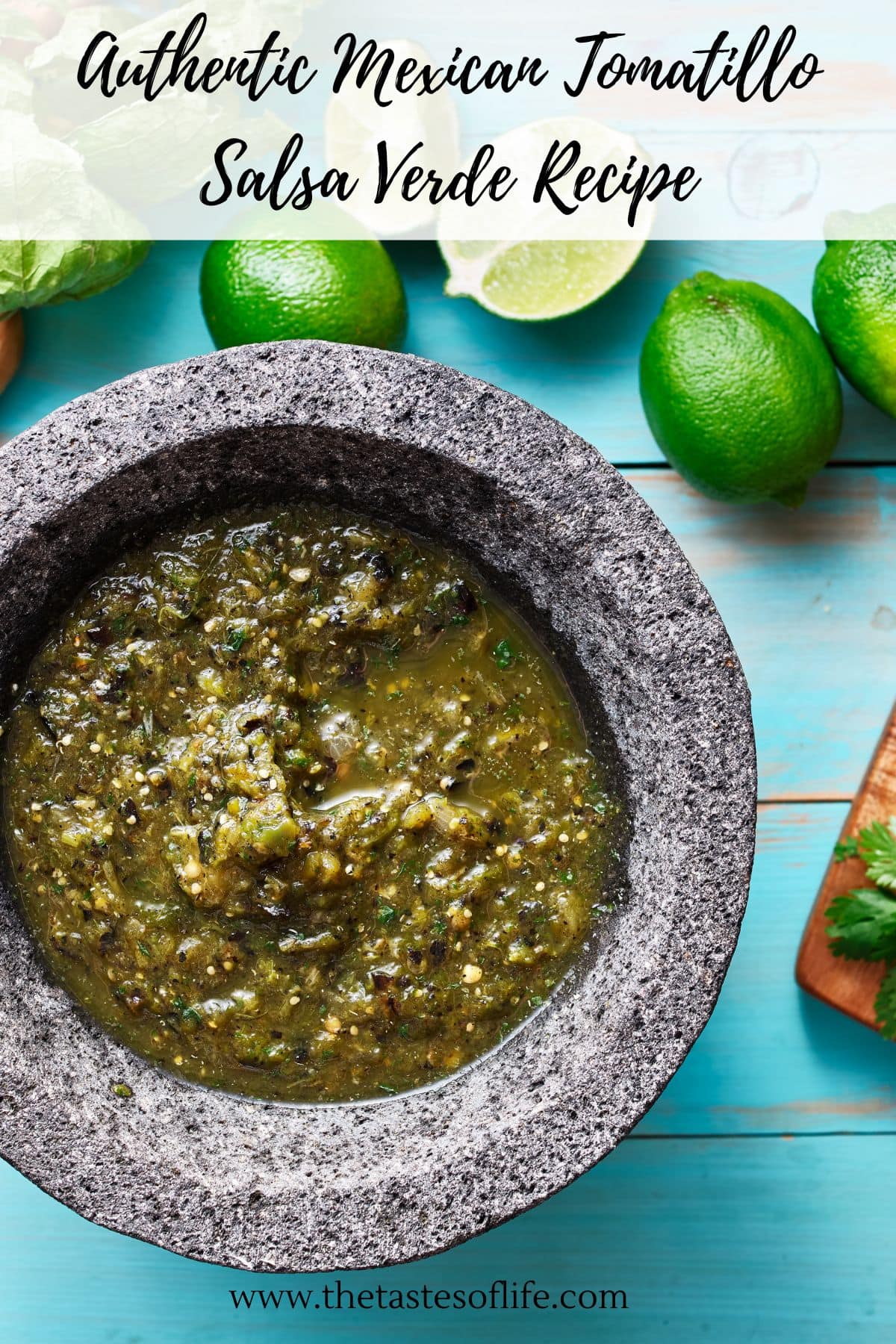 Authentic Mexican Tomatillo Salsa Verde Recipe The Tastes of Life