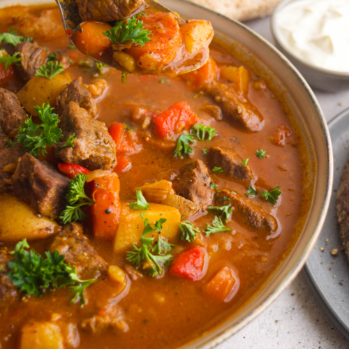 Authentic Hungarian Goulash - Beef soup