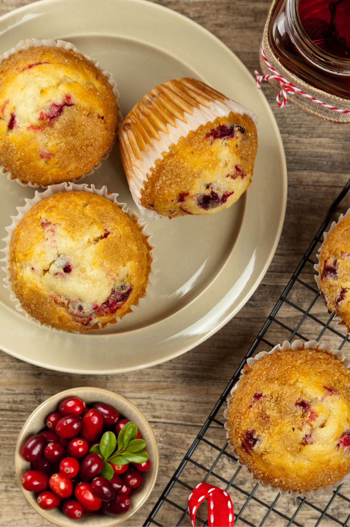 Delicious Orange Cranberry Superfood Muffins