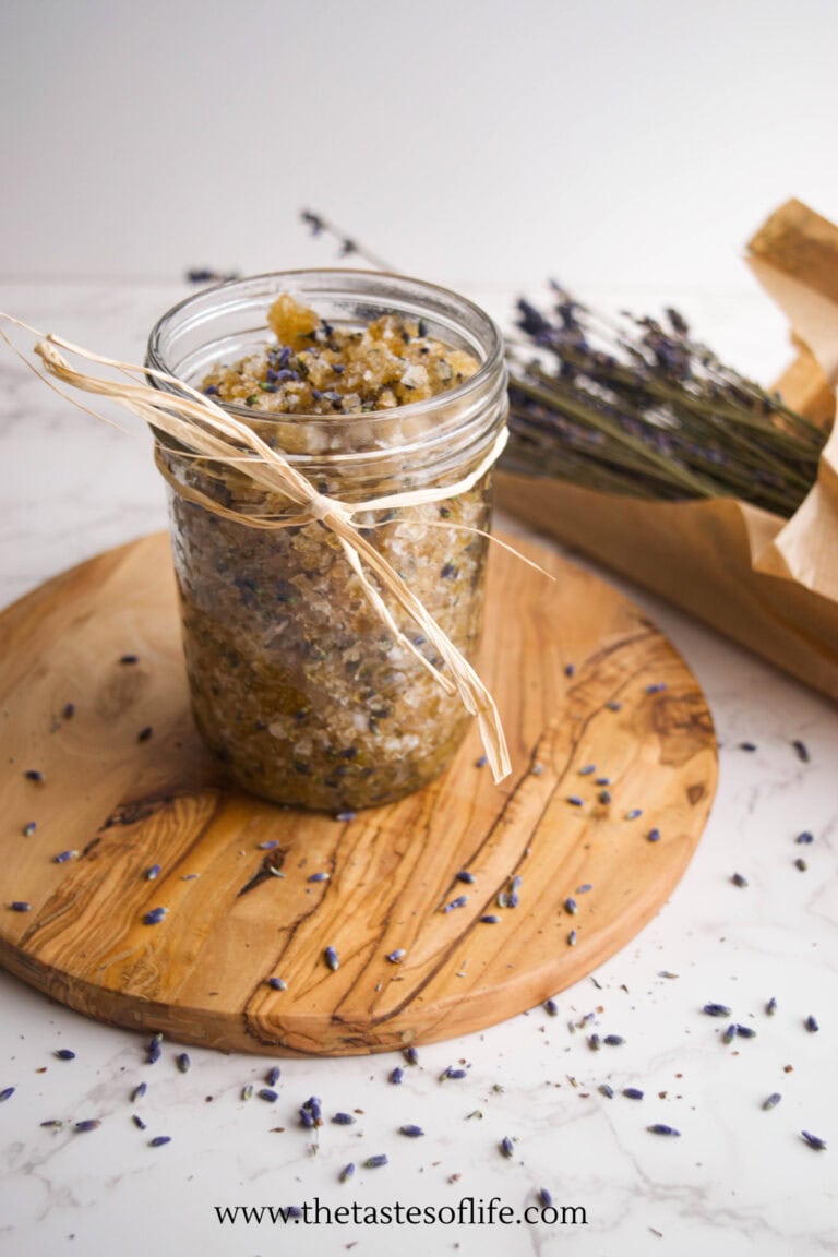 DIY Lavender Sugar Scrub (With Clary Sage)