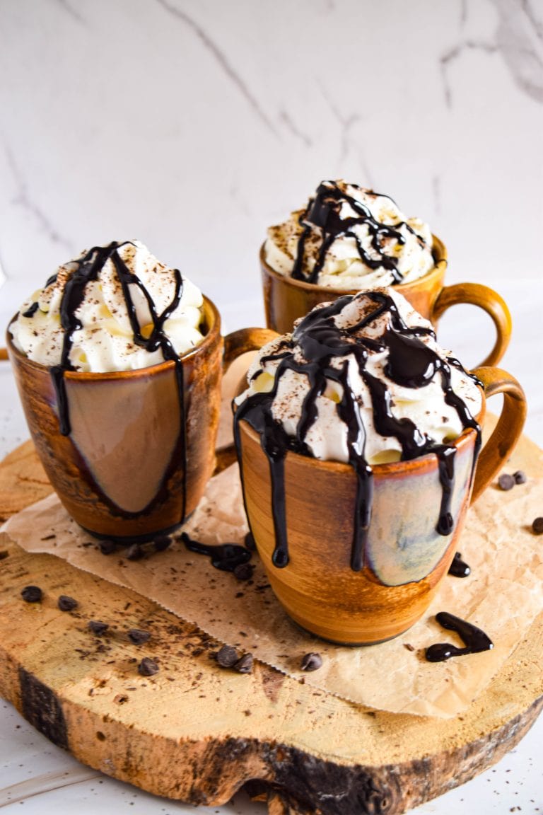 Hot Chocolate with Whipped Coconut Cream