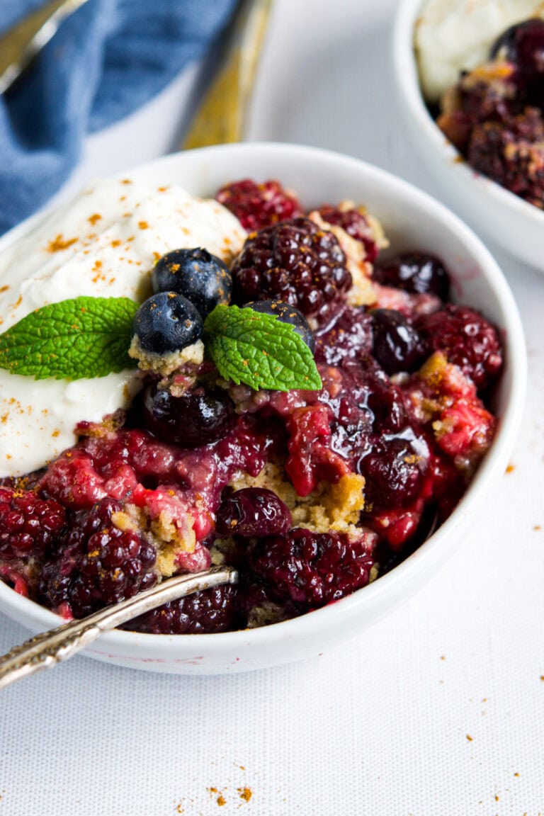Mixed Berry Cobbler Gluten-Free