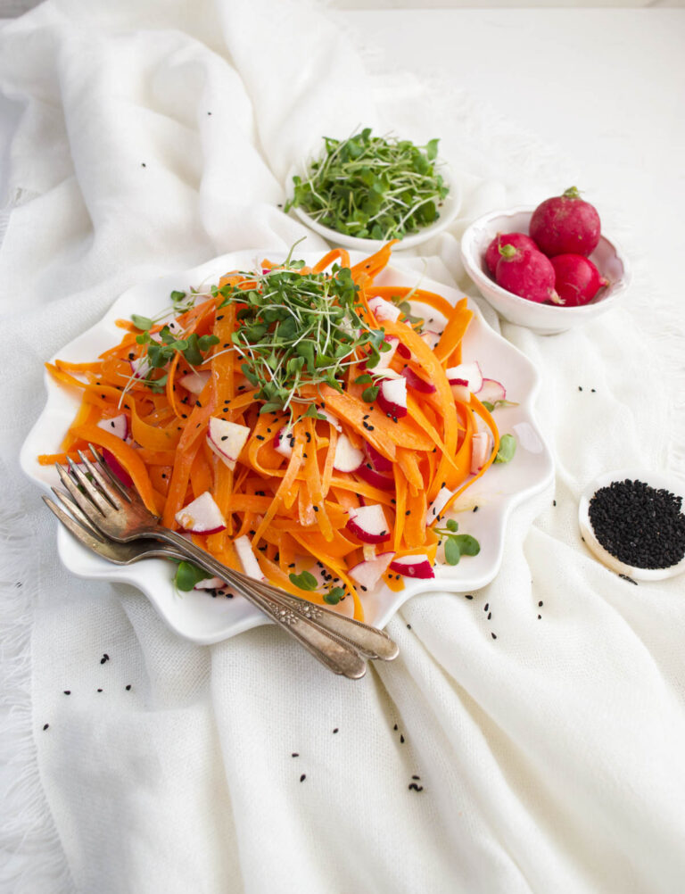 Raw Carrot Salad for Hormonal Balance