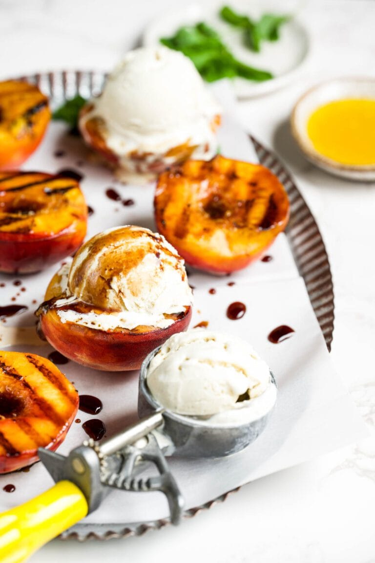 Grilled Peaches With Balsamic Vinegar