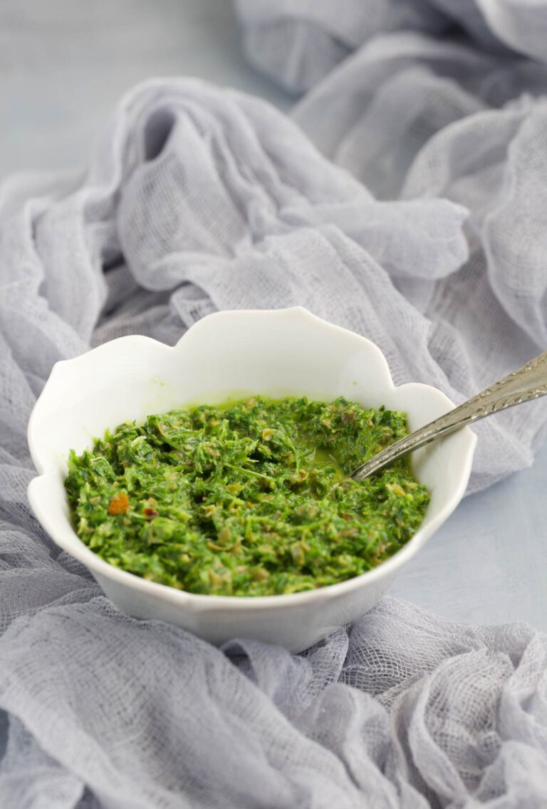 Italian Salsa Verde With Basil