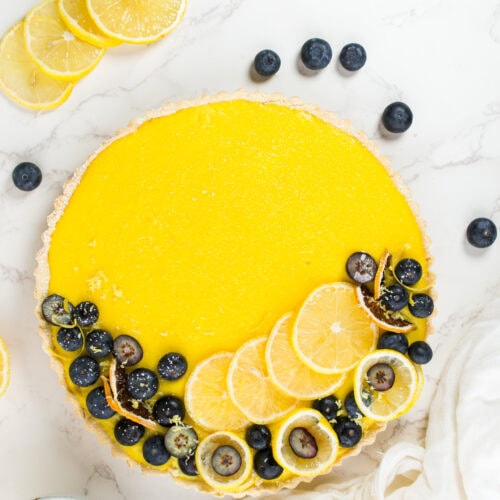 Tangy and Sweet Lemon Curd Tart