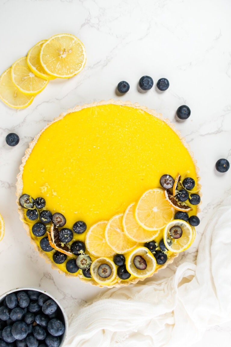 Tangy and Sweet Lemon Curd Tart
