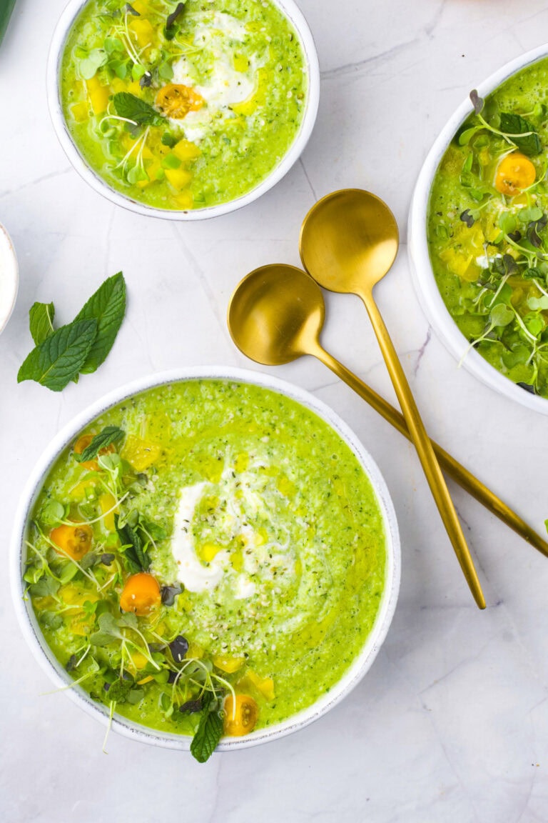 Green Gazpacho- Perfect Summer Chilled Soup