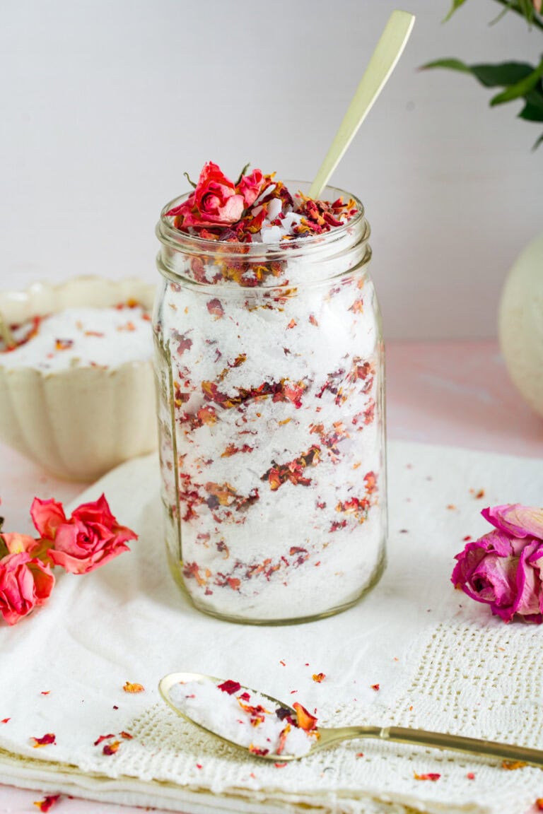 Rose Petal Bath Soak For Valentine's Day