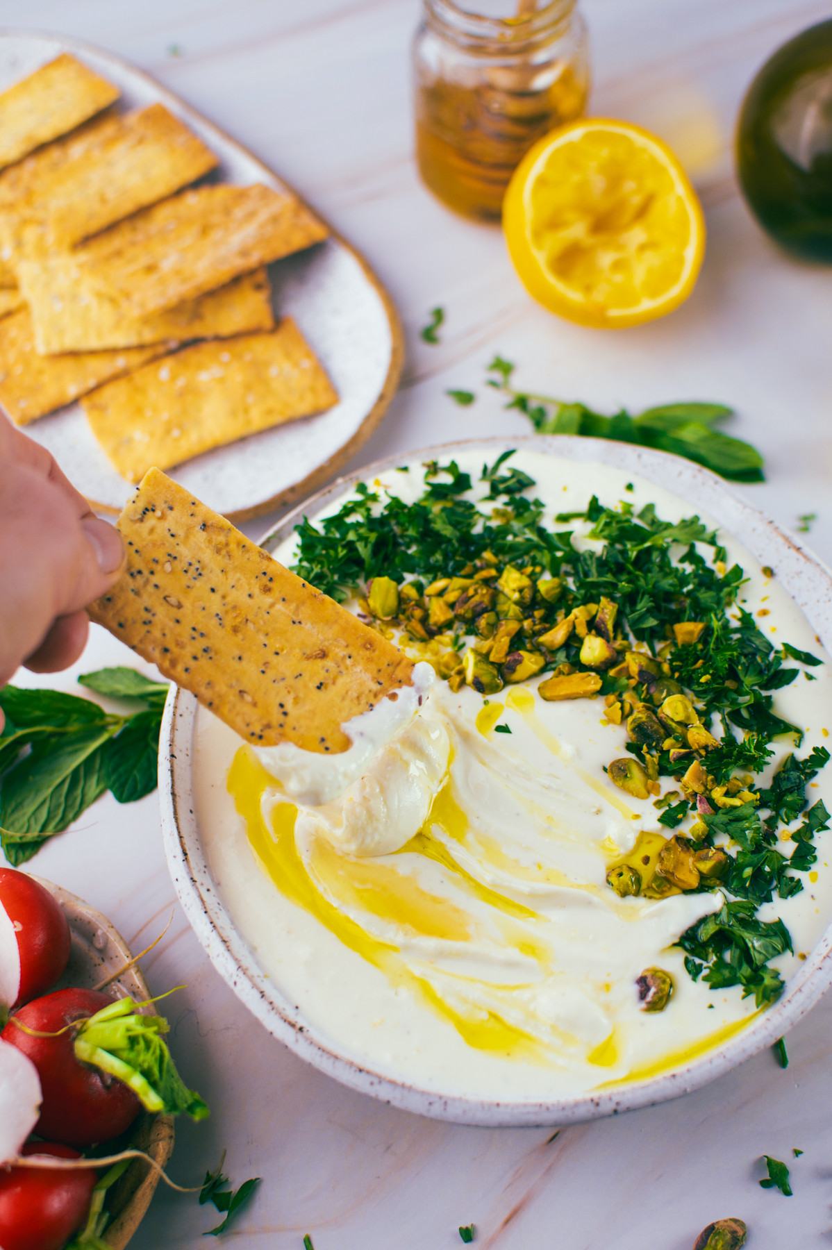 Easy Whipped Feta Dip