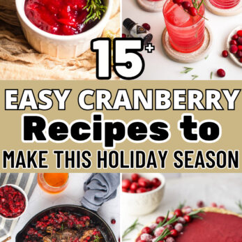 Roundup Image for Easy Cranberry Recipes