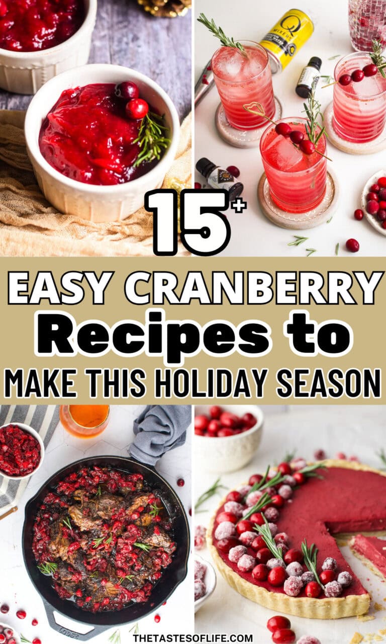 Roundup Image for Easy Cranberry Recipes
