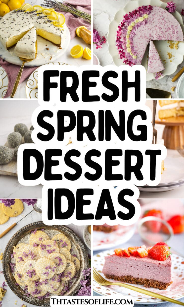 Roundup Image for Fresh Spring Dessert Ideas