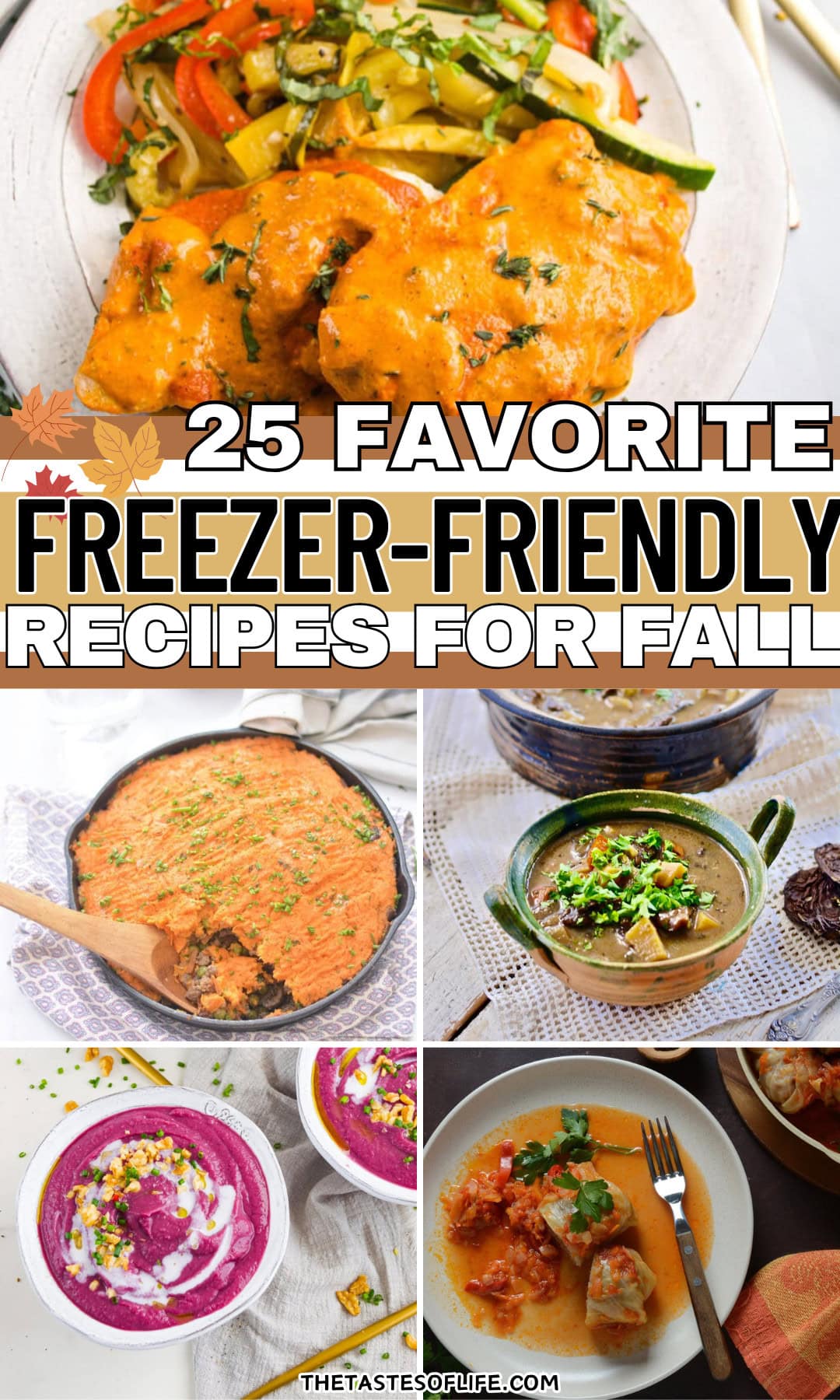Roundup Image for Favorite Freezer Friendly Recipes for Fall