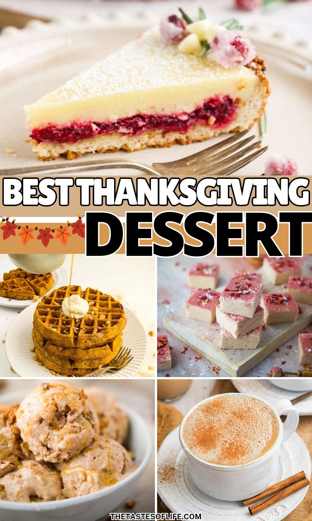 Roundup Image for Best Thanksgiving Desserts 