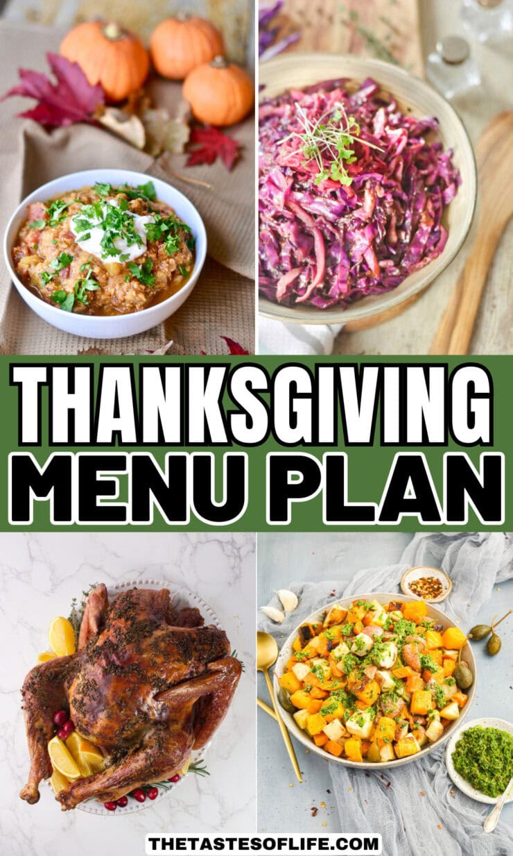 Roundup Image for Thanksgiving Menu Plan 