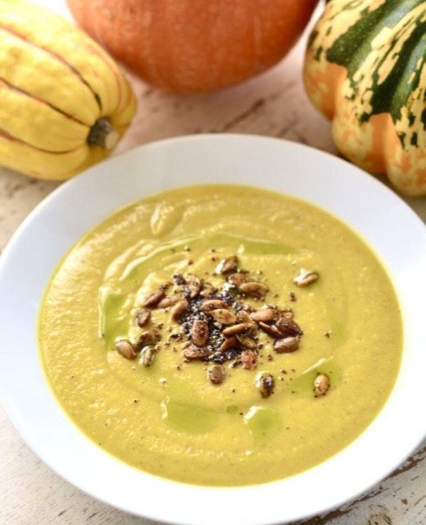Roundup Image for Fall Creamy Soup Recipes 