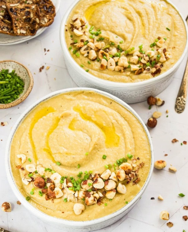 Roundup Image for Fall Creamy Soup Recipes 