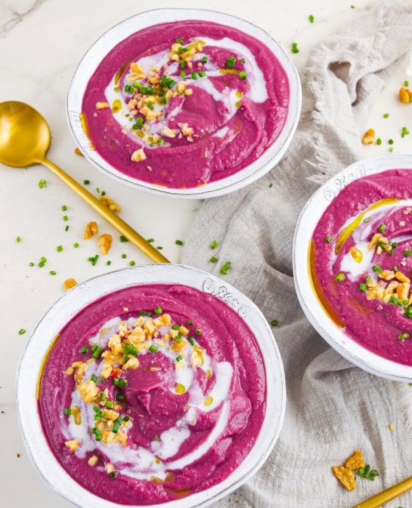 Roundup Image for Fall Creamy Soup Recipes 