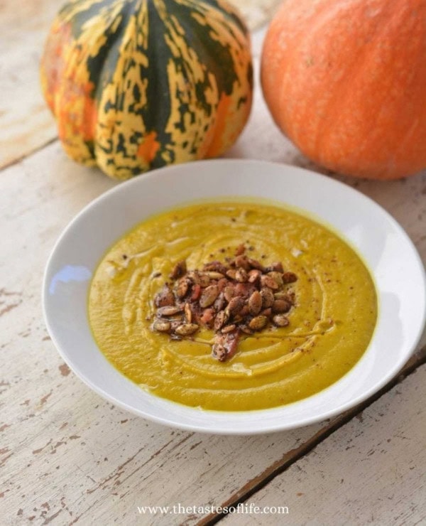 Roundup Image for Fall Creamy Soup Recipes 
