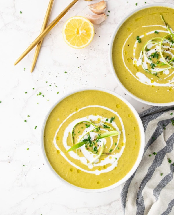 Roundup Image for Fall Creamy Soup Recipes 