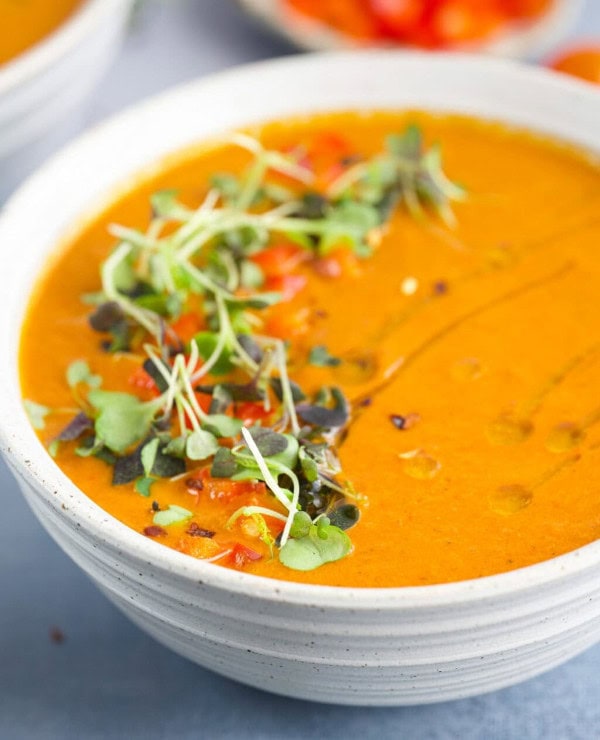 Roundup Image for Fall Creamy Soup Recipes 