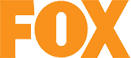 The image shows the word FOX in bold, uppercase orange letters on a white background.