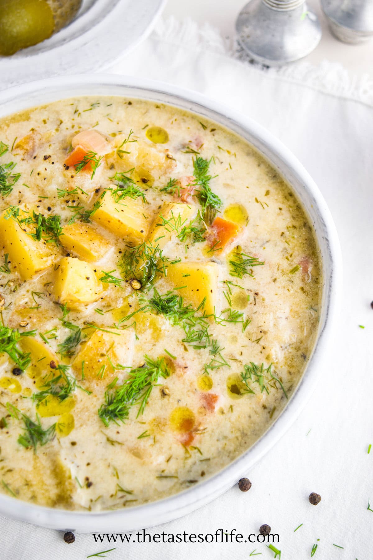 Creamy Polish Dill Pickle Soup (Zupa Ogorkowa) | The Tastes of Life ...